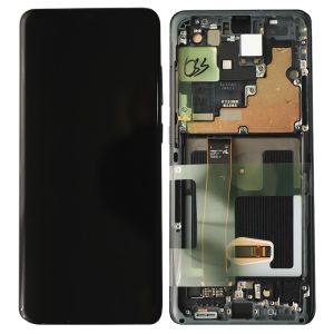Дисплей Samsung Galaxy S20 Ultra SM-G988 OR 100% (Service Pack) with frame Black