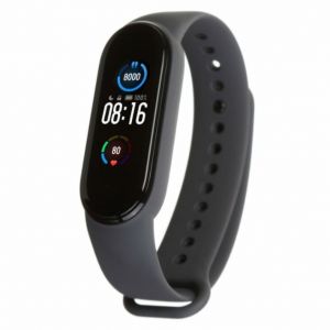 Силіконовий Ремінець Xiaomi Mi Band 5 / Mi Band 6 Platinum Gray