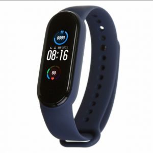 Силіконовий Ремінець Xiaomi Mi Band 5 / Mi Band 6 Midnight Blue