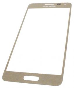 Скло дисплея Samsung Galaxy Alpha G850F Gold (для переклеювання)