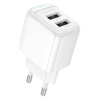 Зарядний пристрій BOROFONE BAS41A Potential dual-port charger White