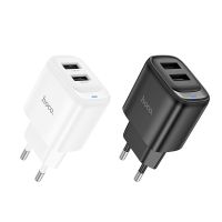Зарядний пристрій HOCO C141A Smart dual-port charger Black