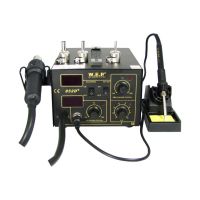Паяльна станція 2 в 1 WEP 852D+ компресорна, фен, паяльник