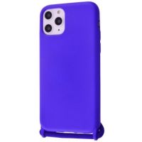 Чохол (Lanyard Case) для iPhone 11 Pro зі шнурком Ultramarine