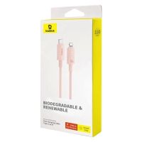 Кабель USB Type-C на Lightning Baseus Habitat Series Fast Charging Cable 20W 2m Wheat Pink