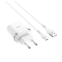 Зарядний пристрій з кабелем HOCO C12Q Smart QC3.0 charger set (Micro) 18W White
