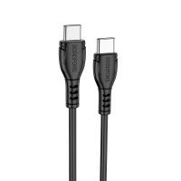 Кабель USB Type-C на Type-C BOROFONE BX51 Triumph 60W Type-C to Type-C Black