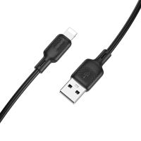 Кабель USB Lightning BOROFONE BX113 Lenny PD silicone iP (L=1M) White