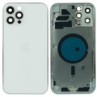 Корпус iPhone 12 Pro Max (з кнопками та SIM-лотком) Silver Original (PRC) (EU/UK: SIM + E-SIM)