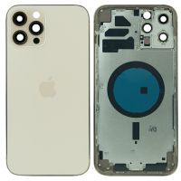 Корпус iPhone 12 Pro Max (з кнопками та SIM-лотком) Gold Original (PRC) (EU/UK: SIM + E-SIM)