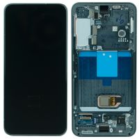 Дисплей Samsung Galaxy S22 5G SM-S901 OR 100% (Service Pack) with frame Green