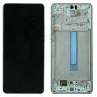 Дисплей Samsung Galaxy A73 5G SM-A736 OR 100% (Service Pack) with frame Mint (Green)