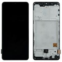 Дисплей Samsung Galaxy A41 SM-A415 with frame Black (Original AMOLED)