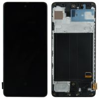 Дисплей Samsung Galaxy A51 SM-A515 with frame Black (Original AMOLED)