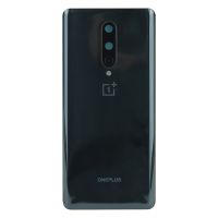 Задня частина корпусу OnePlus 8 Onyx Black (з склом камери)