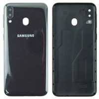 Задня частина корпусу Samsung Galaxy M20 2019 SM-M205 Black (з склом камери)