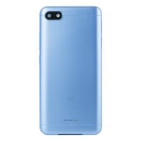 Задня частина корпусу Xiaomi Redmi 6A Blue (з склом камери)