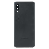 Задня частина корпусу Samsung Galaxy A02 SM-A022 Black (з склом камери)