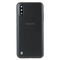 Задня частина корпусу Samsung Galaxy A01 SM-A015 Black (з склом камери)