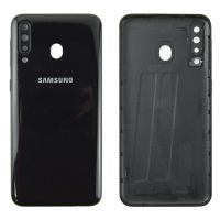 Задня частина корпусу Samsung Galaxy M30 2019 SM-M305 Black (з склом камери)