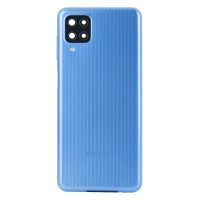 Задня частина корпусу Samsung Galaxy M12 SM-M127 Blue (з склом камери)