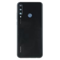 Задня частина корпусу Huawei Y6P Black (з склом камери)
