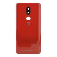 Задня частина корпусу OnePlus 6 Red (з склом камери)