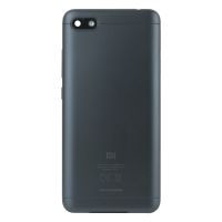 Задня частина корпусу Xiaomi Redmi 6A Black (з склом камери)