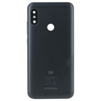 Задня частина корпусу Xiaomi Mi A2 Lite / Redmi 6 Pro Black (з склом камери)