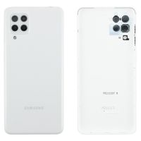 Задня частина корпусу Samsung Galaxy M22 2021 SM-M225 White (з склом камери)