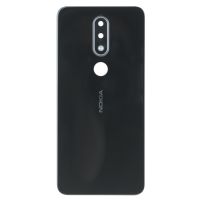Задня частина корпусу Nokia 6.1 Plus / Nokia X6 Black (з склом камери)