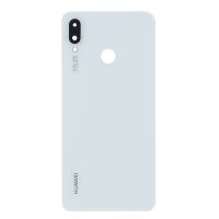 Задня частина корпусу Huawei P Smart Plus / Nova 3i (INE-LX1) White (з склом камери)