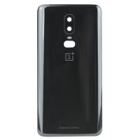 Задня частина корпусу OnePlus 6 Black (з склом камери)