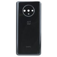 Задня частина корпусу OnePlus 7T Black (з склом камери)
