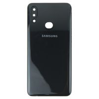 Задня частина корпусу Samsung Galaxy A10S SM-A107 Black (з склом камери)