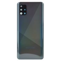 Задня частина корпусу Samsung Galaxy A51 SM-A515 Black (з склом камери)