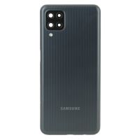 Задня частина корпусу Samsung Galaxy M12 SM-M127 Black (з склом камери)