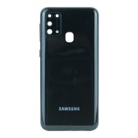 Задня частина корпусу Samsung Galaxy M31 SM-M315 Black (з склом камери)