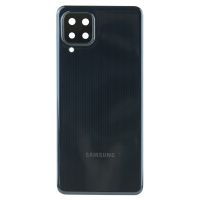 Задня частина корпусу Samsung Galaxy M32 SM-M325F Black (з склом камери)