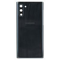 Задня частина корпусу Samsung Galaxy Note 10 SM-N970 Aura Black (з склом камери)