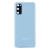 Задня частина корпусу Samsung Galaxy S20 SM-G980 Blue (з склом камери)