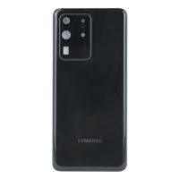 Задня частина корпусу Samsung Galaxy S20 Ultra SM-G988 Black (з склом камери)