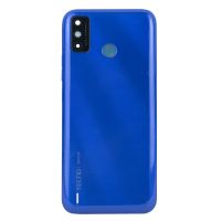 Задня частина корпусу Tecno Spark 6 Go / Spark Go 2020 Blue (з склом камери)
