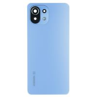 Задня частина корпусу Xiaomi Mi 11 Lite / Mi 11 Lite 5G Blue (з склом камери)
