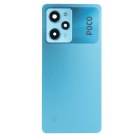 Задня частина корпусу Xiaomi Poco X5 Pro Horizon Blue (з склом камери)
