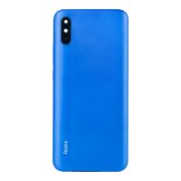 Задня частина корпусу Xiaomi Redmi 9A Sea Blue (з склом камери)