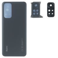 Задня частина корпусу Xiaomi Redmi Note 11 Graphite Gray (з склом камери)
