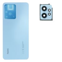 Задня частина корпусу Xiaomi Redmi Note 12 4G Ice Blue (з склом камери)