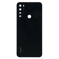 Задня частина корпусу Xiaomi Redmi Note 8 Black (з склом камери)