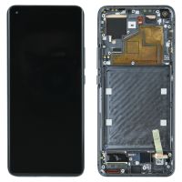 Дисплей Xiaomi Mi 11 5G OR 100% (Service Pack) with frame Black (Dark Tarnish)